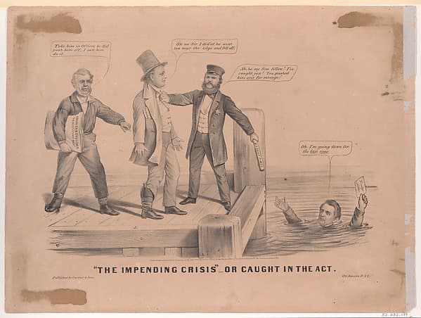 "The Impending Crisis" – Or Caught in the Act, by Louis Maurer
