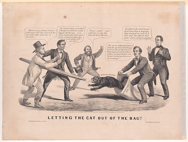 Letting the Cat Out of the Bag!!, by Louis Maurer