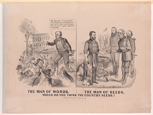 The Man of Words, The Man of Deeds, Which Do You Think the Country Needs?, by John Cameron