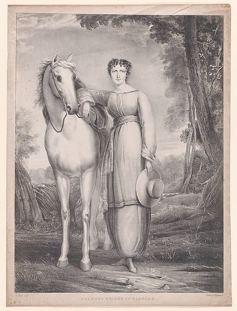 Frances Wright of Nashoba, by Charles Joseph Hullmandel