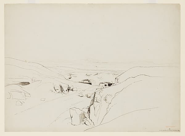 View of the Quarries at Cervara, by Théodore Caruelle d'Aligny