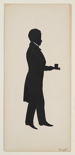 George Wright, by Auguste Edouart