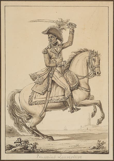Toussaint Louverture on Horseback, by Claude Louis Desrais
