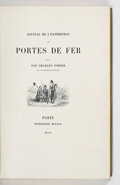 Journal de l'Expédition des Portes de Fer, by Charles Nodier