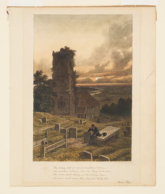 Gray’s "Elegy Written in a Country Churchyard", by Robert Hills
