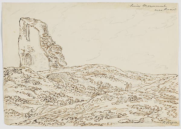 Ruin–Monument, near Rome, by Richard Cooper II