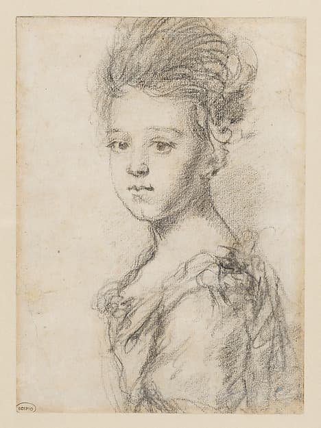 Study of a young girl, by Sir Godfrey Kneller