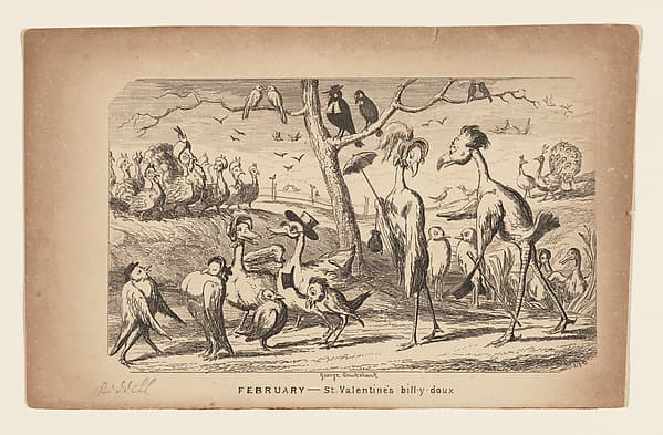 Comic Valentine (St. Valentine bill-y doux), by George Cruikshank