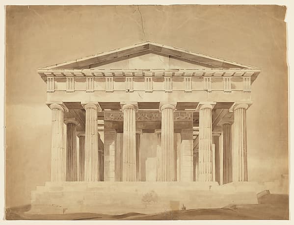 View of the Parthenon, by Anonymous, British, 19th century