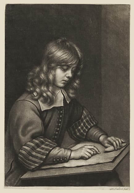 Boy with a Drawing Board, by Wallerant Vaillant