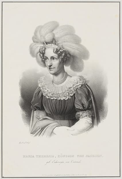 Portrait of Maria Theresia, Queen of Saxony, by Ludwig Theodor Zöllner