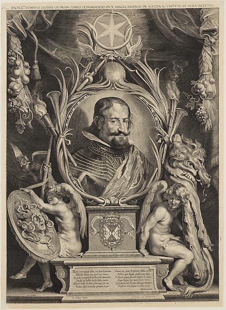 Don Gaspar de Guzmán, Count-Duke of Olivares, by Paulus Pontius