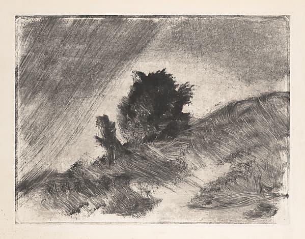 Landscape, by Edgar Degas