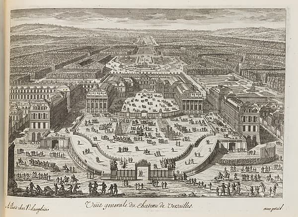 Veüe generale du chateau de Versailles, by Adam Perelle