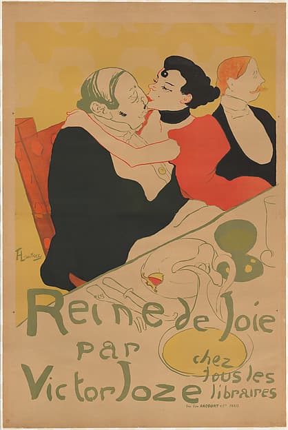 Reine De Joie, by Henri de Toulouse-Lautrec