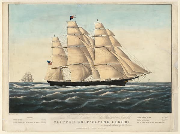 Clipper Ship "Flying Cloud", by James E. Buttersworth