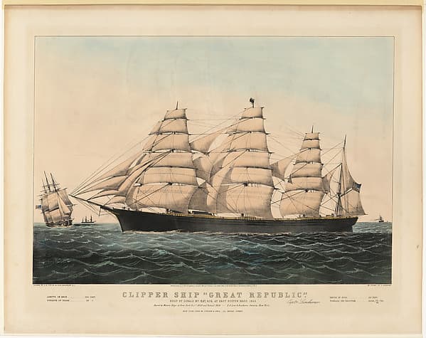 Clipper Ship "Great Republic", by Joseph B. Smith