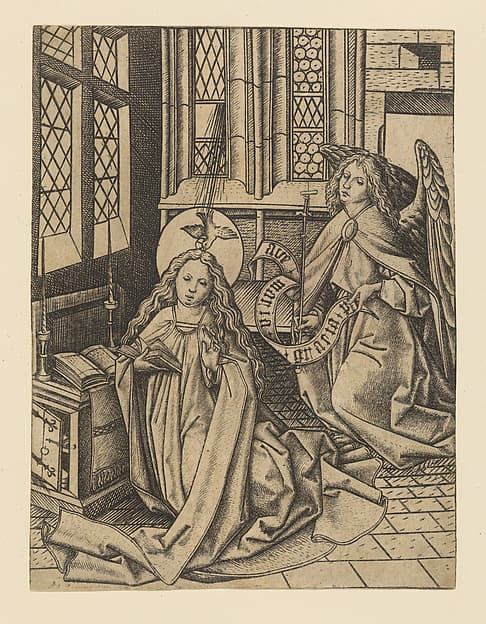 The Annunciation, by Master ES