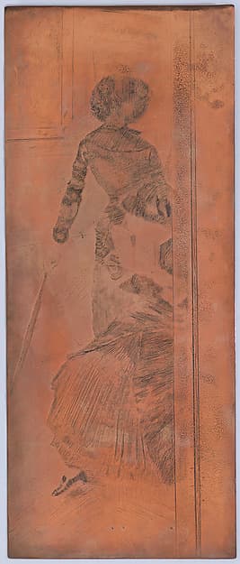 Plate for "Mary Cassatt at the Louvre: The Paintings Gallery", by Edgar Degas
