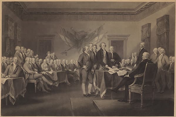 Declaration of Independence, by Asher Brown Durand