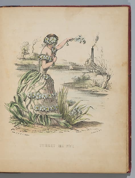 Flower Tokens, by Frances Flora Bond Palmer