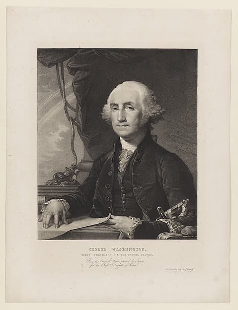 George Washington, First President of the United States, by Nicolas Eustache Maurin