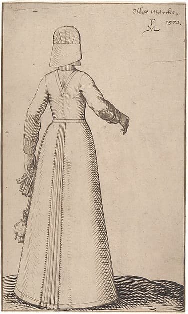 A Woman from Altmark, by Melchior Lorck
