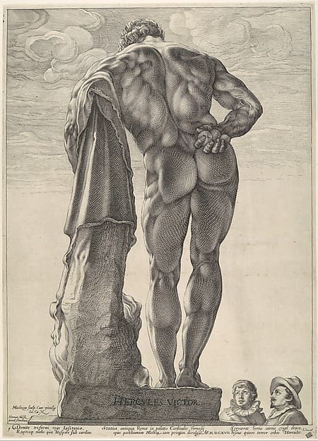 Farnese Hercules, by Hendrick Goltzius
