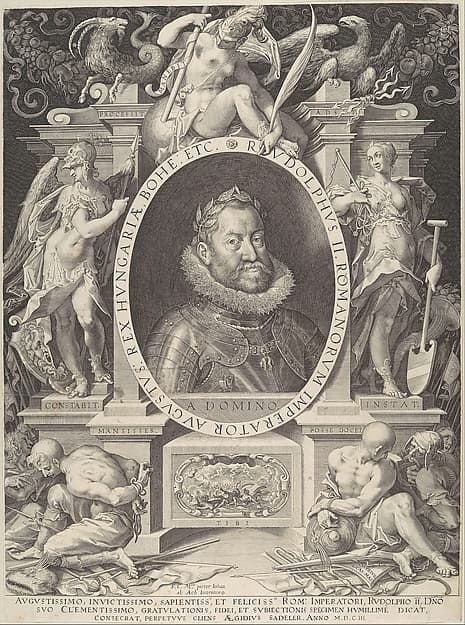 Portrait of Rudolph II, by Aegidius Sadeler II