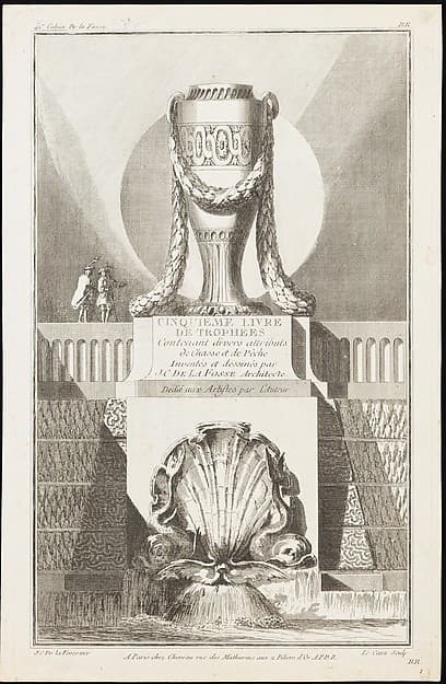 Title page from Cinquieme Livre de Trophées, by Jean Charles Delafosse