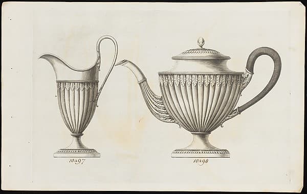Creamer and Teapot, by Matthew Boulton