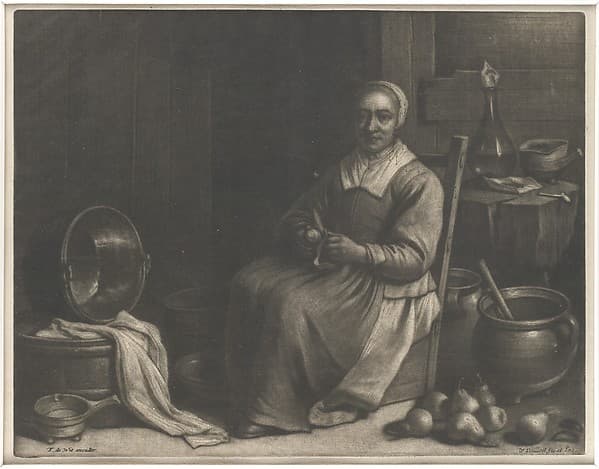 A Woman Peeling Pears, by Wallerant Vaillant