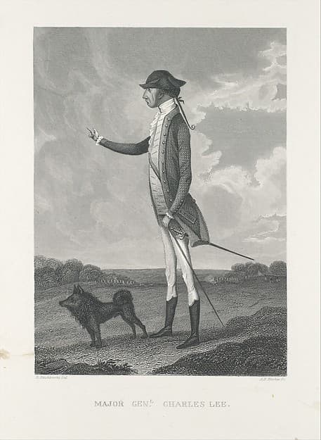 Major General Charles Lee, by Alexander Hay Ritchie