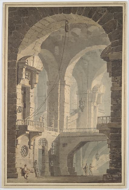 Dark Prison (Carcere Oscura), by Joseph Mallord William Turner