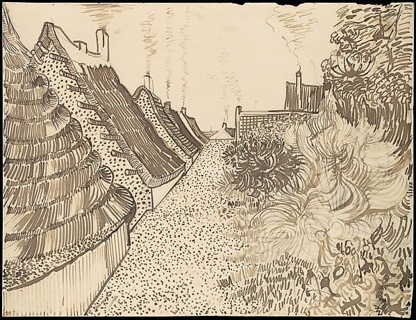 Street in Saintes-Maries-de-la-Mer, by Vincent van Gogh