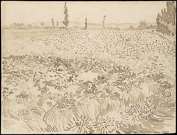 Wheat Field, by Vincent van Gogh
