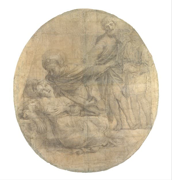 The Martyrdom of Saint Cecilia (Cartoon for a Fresco), by Domenichino (Domenico Zampieri)