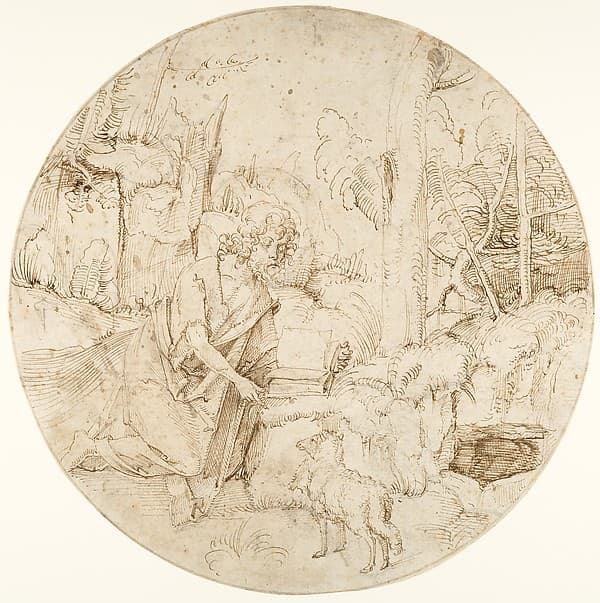 Saint John the Baptist in the Wilderness, by Hans Süss von Kulmbach