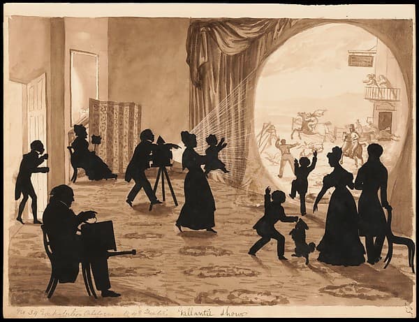 The Magic Lantern, by Auguste Edouart