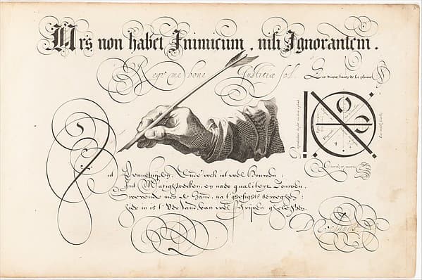 T'Magazin oft Pac-huys der Loffelÿcker Penn-const (The Store Room or Ware House of the Praiseworthy Art of the Pen), by David Roelands