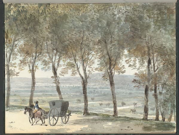 Sketchbook of a Journey to the Château d'Eu, by Pierre François Léonard Fontaine