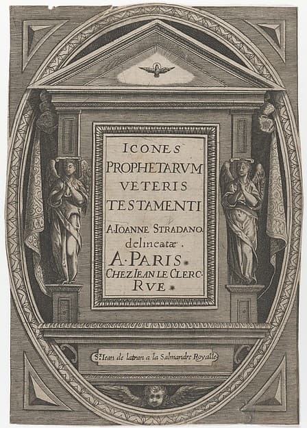Icones Prophetarum Veteris Testamenti, by Jan van der Straet, called Stradanus