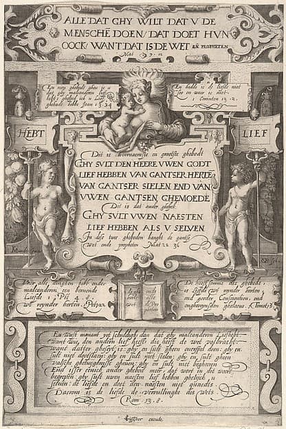 The Commandment to Love One Another, by Gillis van Breen