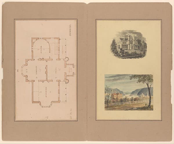 Cottage Residences; or a Series of Designs for Rural Cottages and Cottage-Villas, and Their Grounds, Adapted to North America, by Andrew Jackson Downing