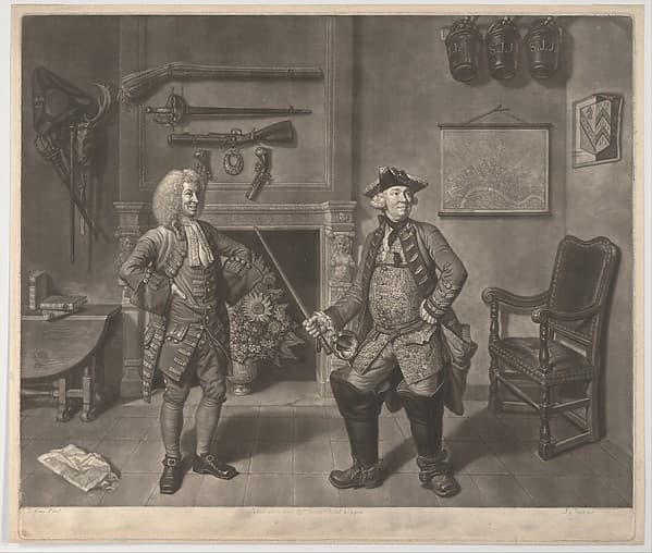 Mr. Foote in the Character of Major Sturgeon, in the Mayor of Garratt, by Johann Gottfried Haid