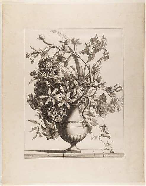 Flowers in a Vase, by Jean-Baptiste Monnoyer