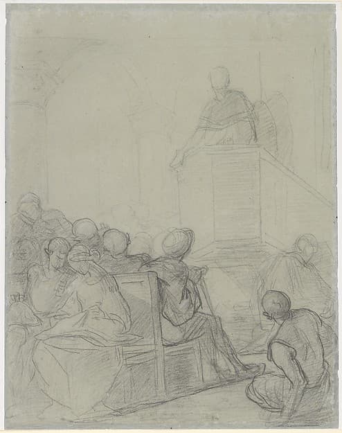 Interior of a Church, by Thomas Couture