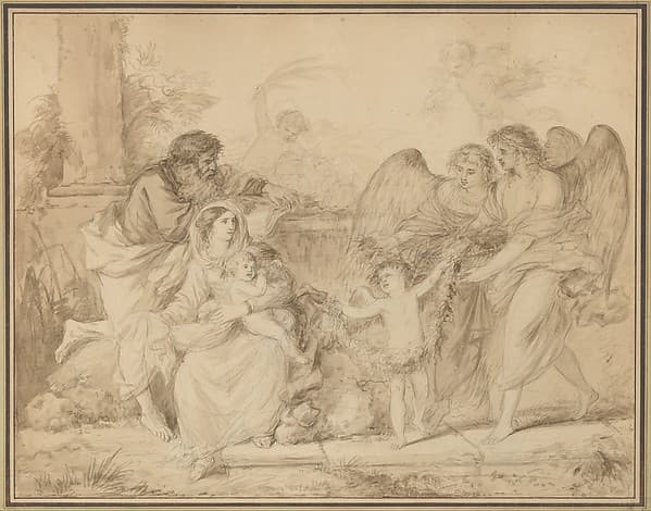 Rest on the Flight into Egypt, by Jean Jacques Lagrenée