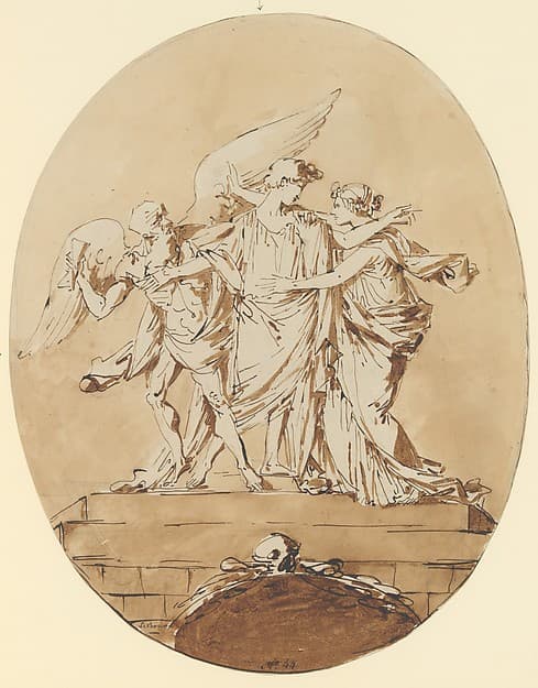 Allegorical Design for a Tomb, by André Lebrun