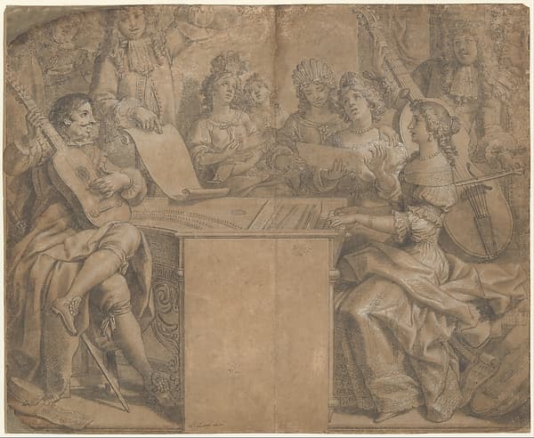 A Concert, by Louis Licherie de Beurie